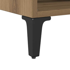 TV-bänkset Väggmonterad Brun 69,5 x 30 x 50 cm Konstruerat trä