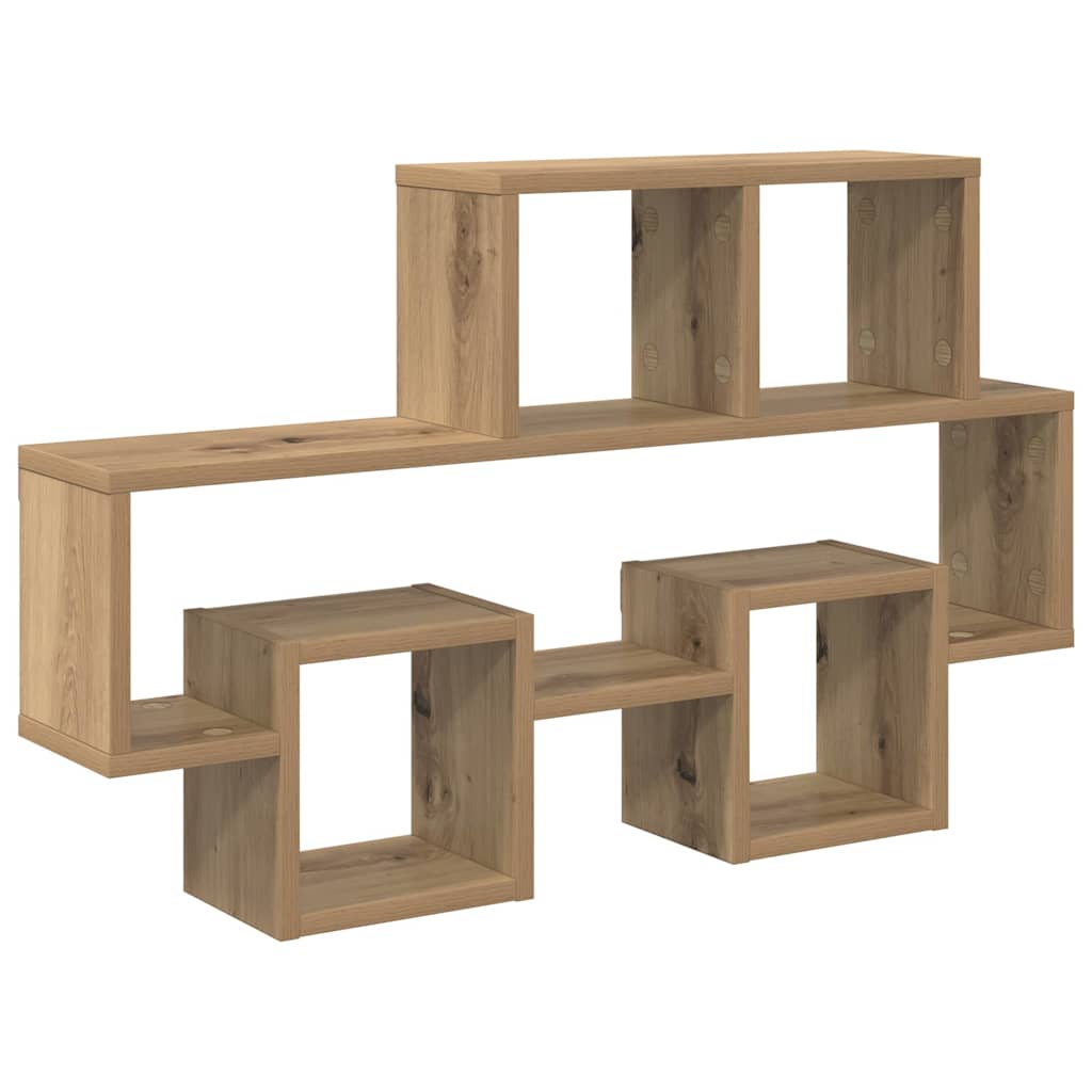 Vägg hylla Väggmonterat artisan ek 82 x 15 x 51 cm
