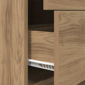 Bokskåp artisan ek 40 x 35 x 180 cm Konstruerat trä