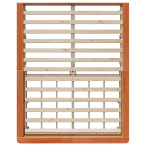 Sängram Vaxbrun 160 x 200 cm Massiv furu