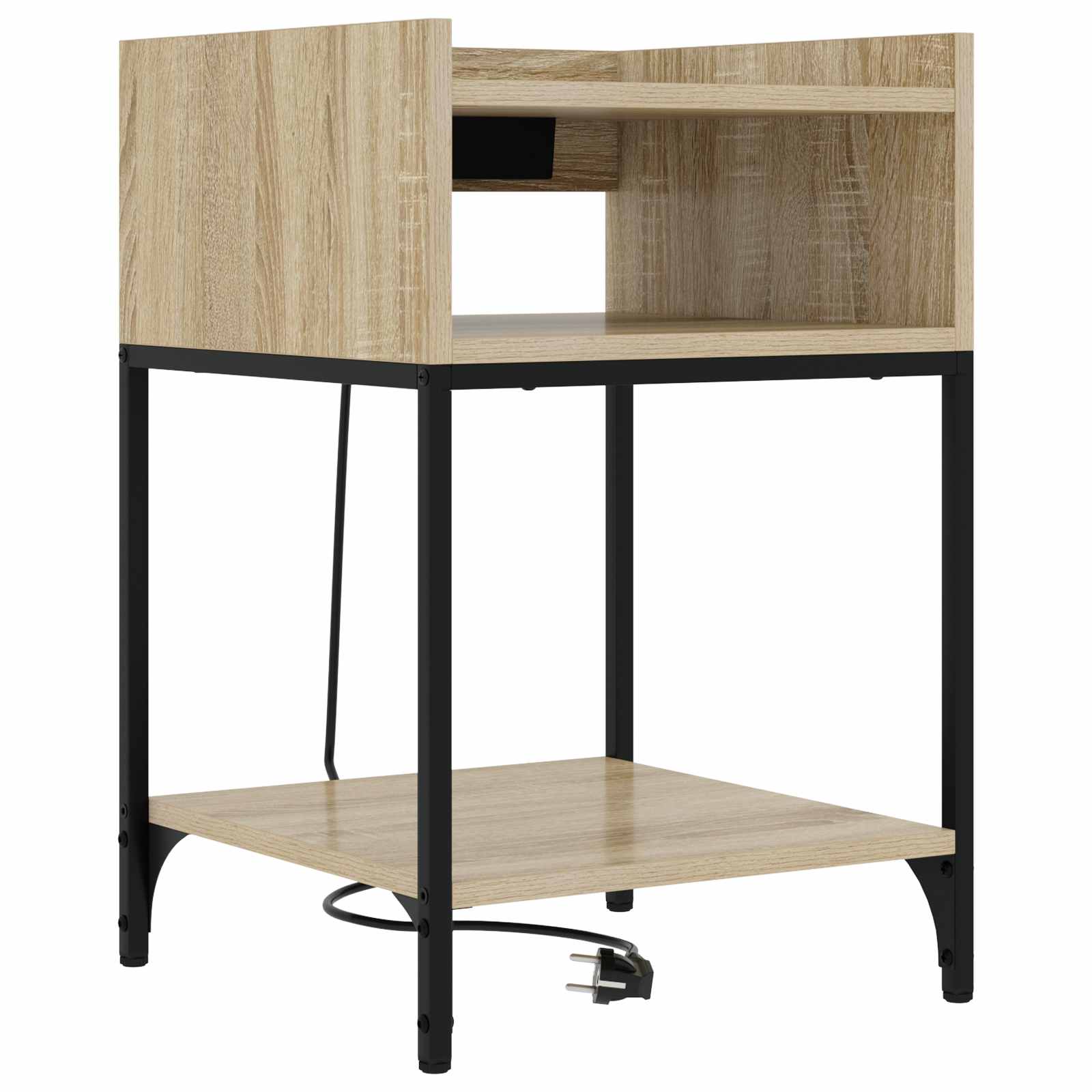 Nattduksbord Sonoma-ek 40 x 40 x 61 cm Konstruerat trä