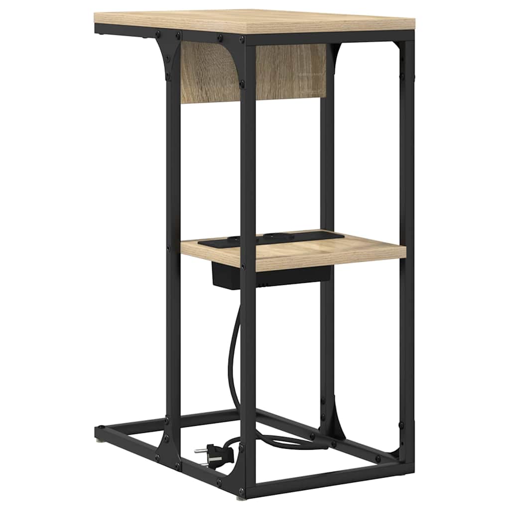 Nattduksbord Sonoma-ek 41,5 x 26 x 60,5 cm Konstruerat trä