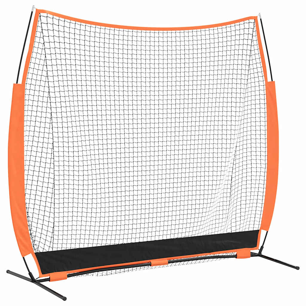 Basebollnät för träning Svart 250 x 106,5 x 210 cm Polyester