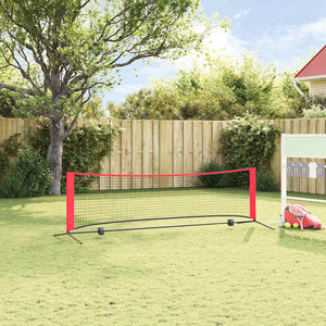 Tennis Nät Svart och röd 301 x 90.5 x 87 cm Polyester