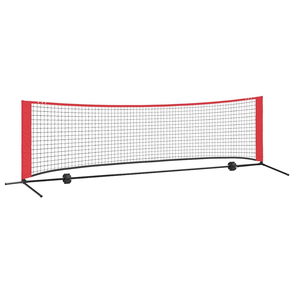 Tennis Nät Svart och Röd 301 x 90,5 x 87 cm Polyester