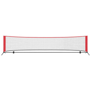 Tennis Nät Svart och röd 396 x 92 x 87 cm Polyester