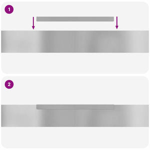 Kant för gräsmatta Silver 450 x 0.05 x 15 cm Galvaniserat Stål