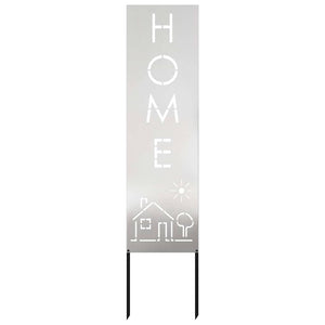 Trädgårds integritetsskärm Silver 32 x 140 cm Rostfritt stål