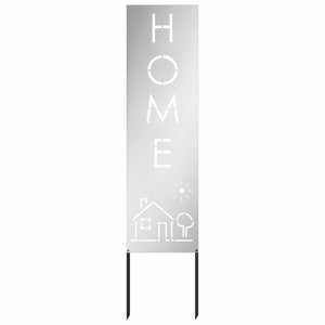 Trädgårds integritetsskärm Silver 32 x 140 cm Galvaniserat stål