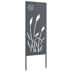 Trädgårds integritetsskärm Antracit 50 x 140 cm Kallvalsat stål