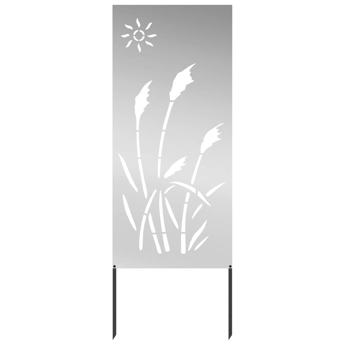 Trädgårds integritetsskärm Silver 50 x 140 cm Galvaniserat stål