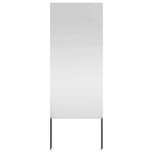 Trädgårds integritetsskärm Silver 50 x 140 cm Galvaniserat stål