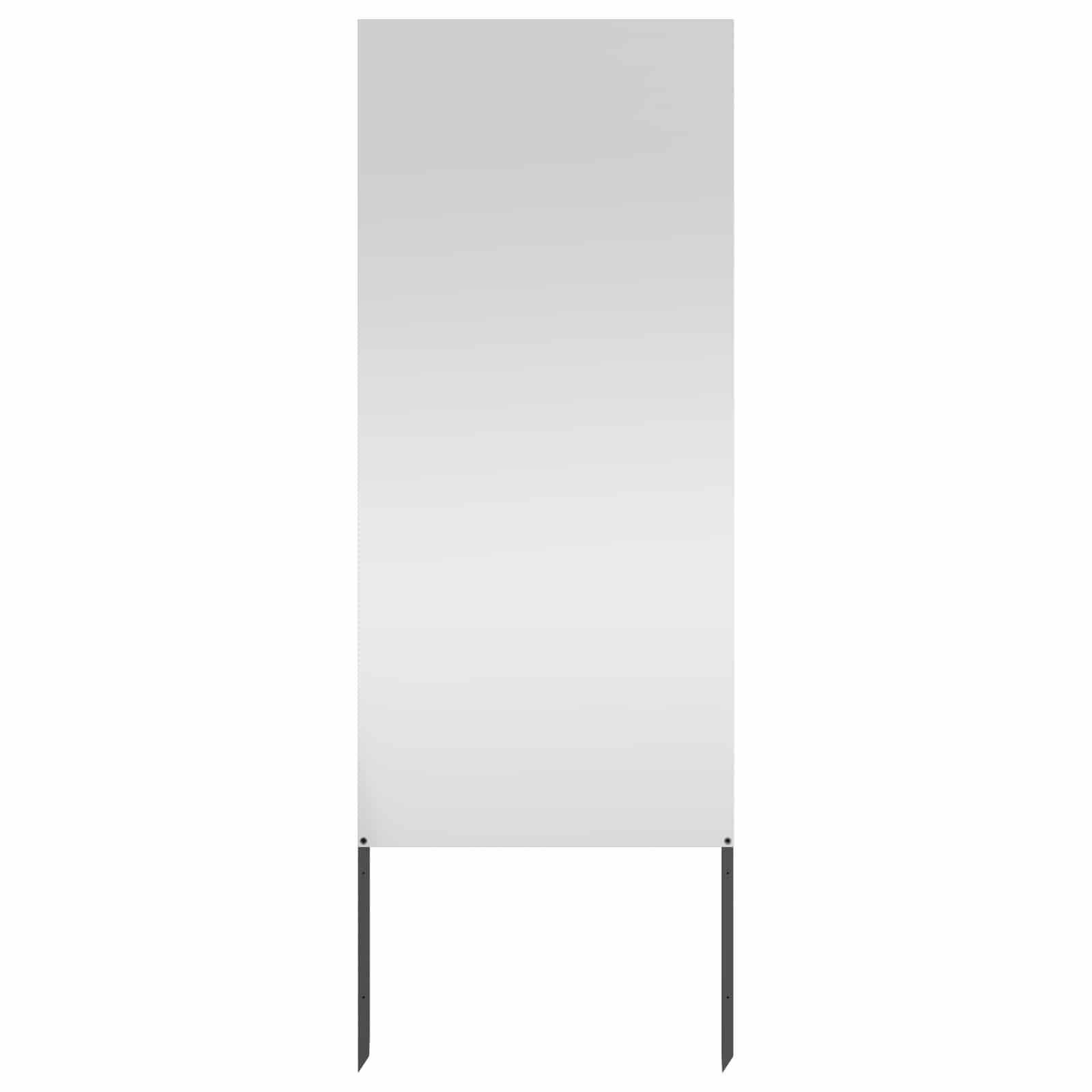 Trädgårds integritetsskärm Silver 50 x 140 cm Galvaniserat stål