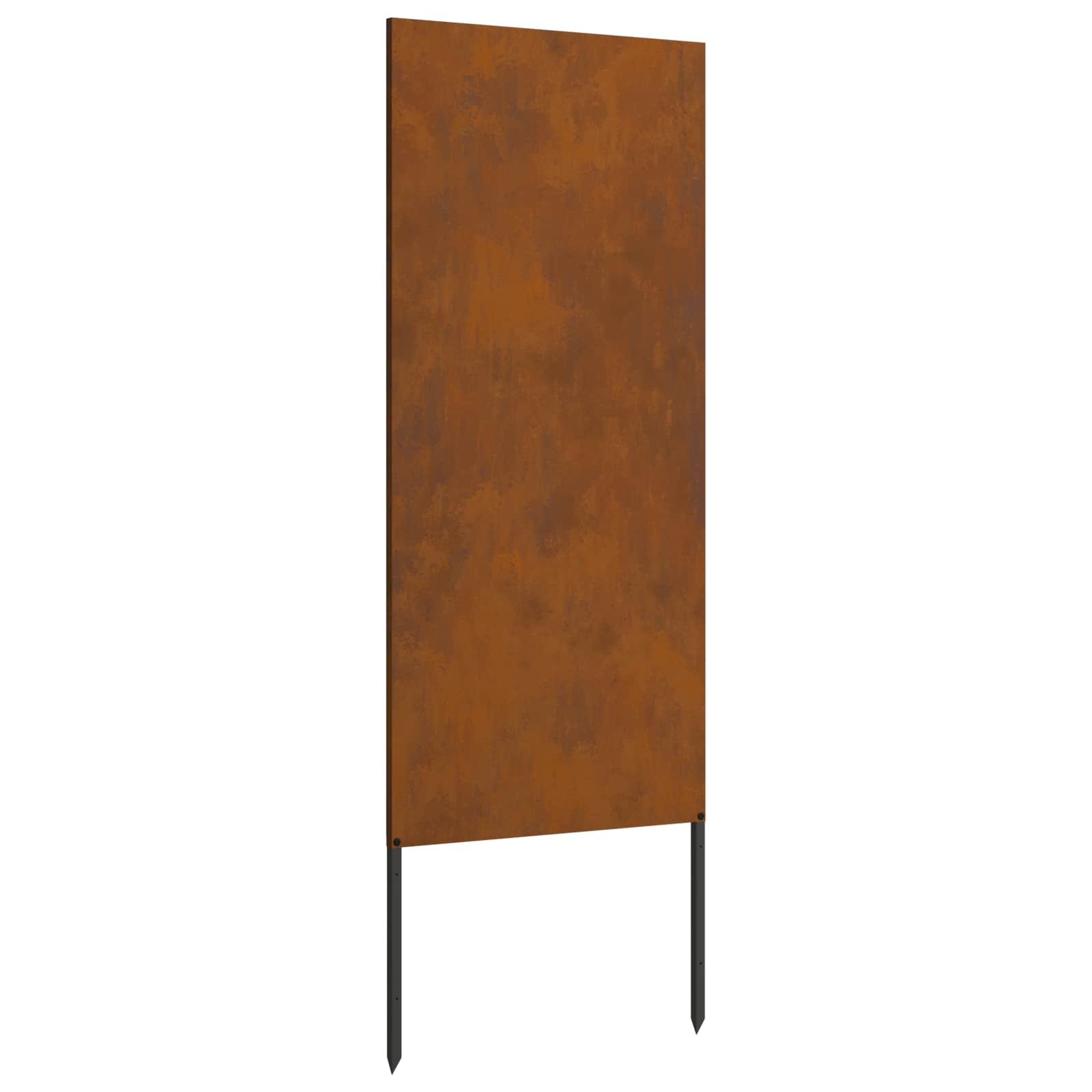Trädgårds integritetsskärm Fiskfjäll Rostig 50 x 140 cm