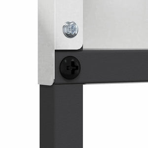 Trädgårds integritetsskärm Silver 50 x 140 cm Rostfritt stål