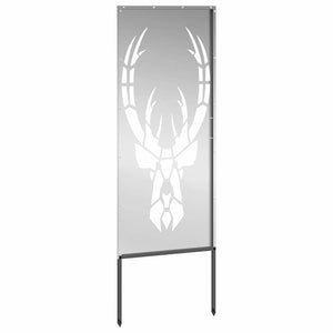 Trädgårds integritetsskärm Silver 50 x 140 cm Galvaniserat stål