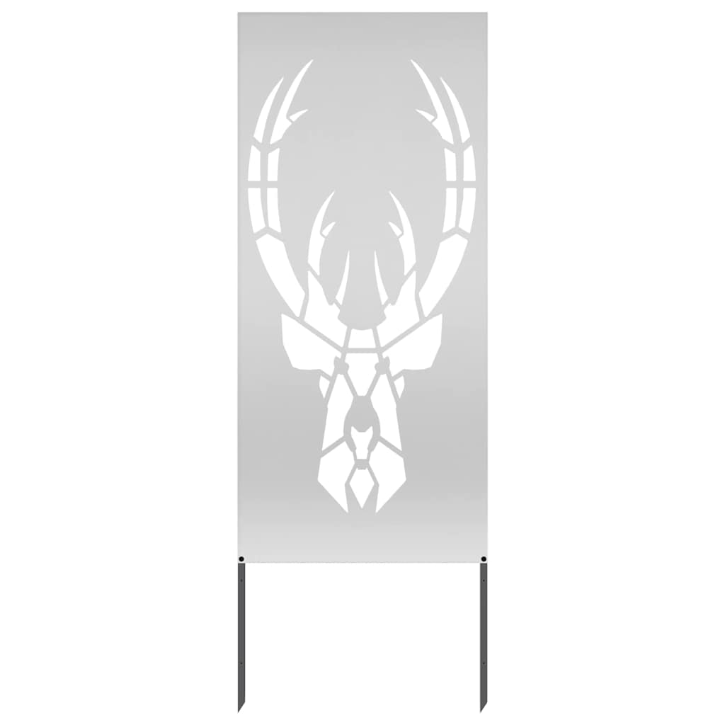 Trädgårds integritetsskärm Silver 50 x 140 cm Galvaniserat stål