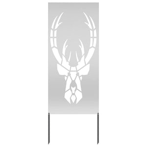 Trädgårds integritetsskärm Silver 50 x 140 cm Galvaniserat stål