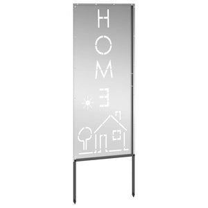 Trädgårds integritetsskärm Silver 50 x 140 cm Galvaniserat stål