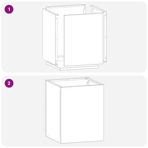 Trädgårdsplanterare Galvaniserat Stål 32 x 32 x 40 cm