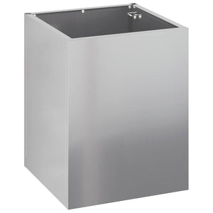 Trädgårdsplanterare Galvaniserat Stål 32 x 32 x 40 cm