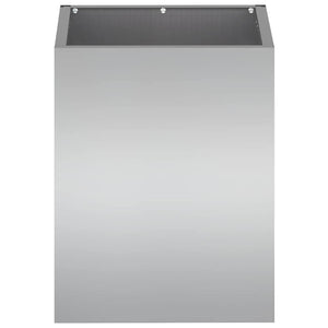 Trädgårdsplanterare Galvaniserat Stål 32 x 32 x 40 cm