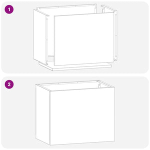 Trädgårdsplanterare Antracit 50 x 32 x 40 cm Kallvalsat stål