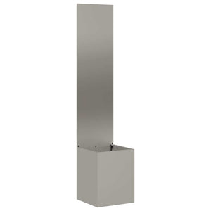 Trädgårds integritetsskärm Rostig 32 x 140 cm cortenstål