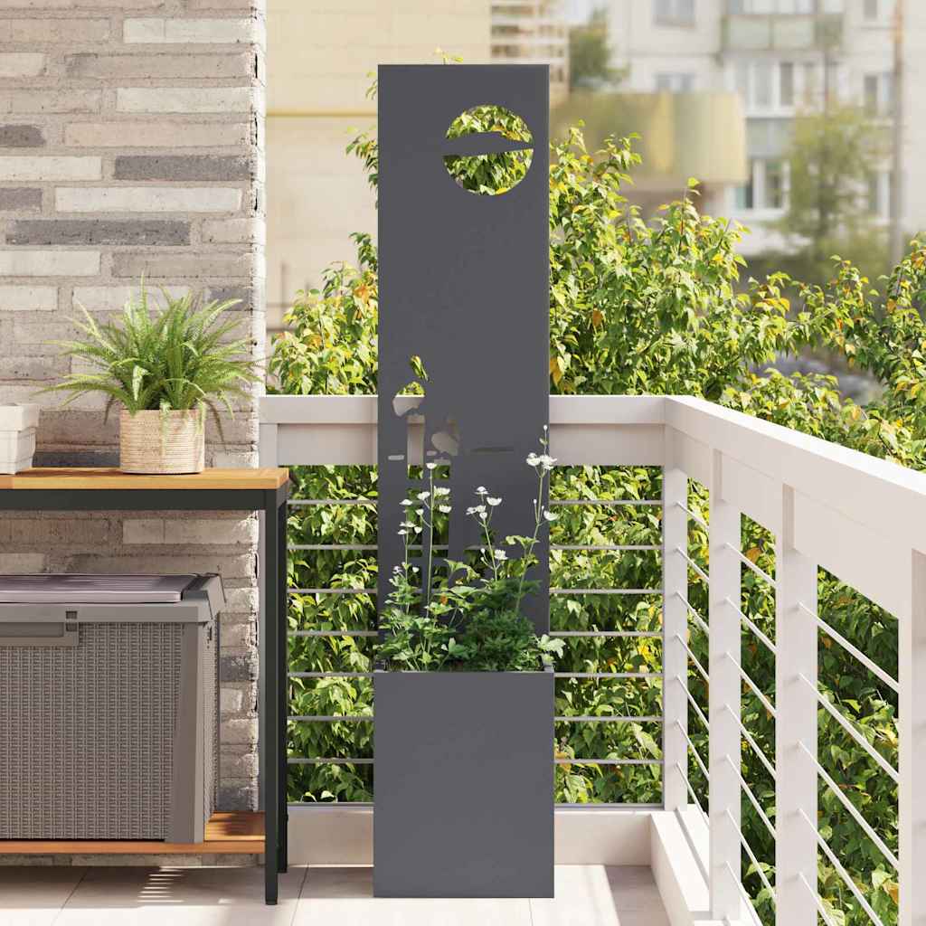 Trädgårds integritetsskärm Fiskfjäll Antracit 32 x 32 x 150 cm