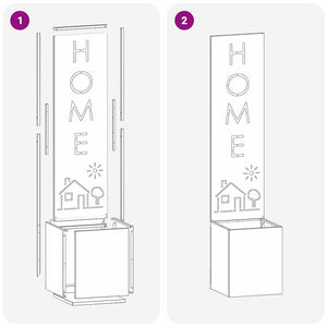 Trädgårds integritetsskärm Silver 32 x 140 cm Rostfritt stål