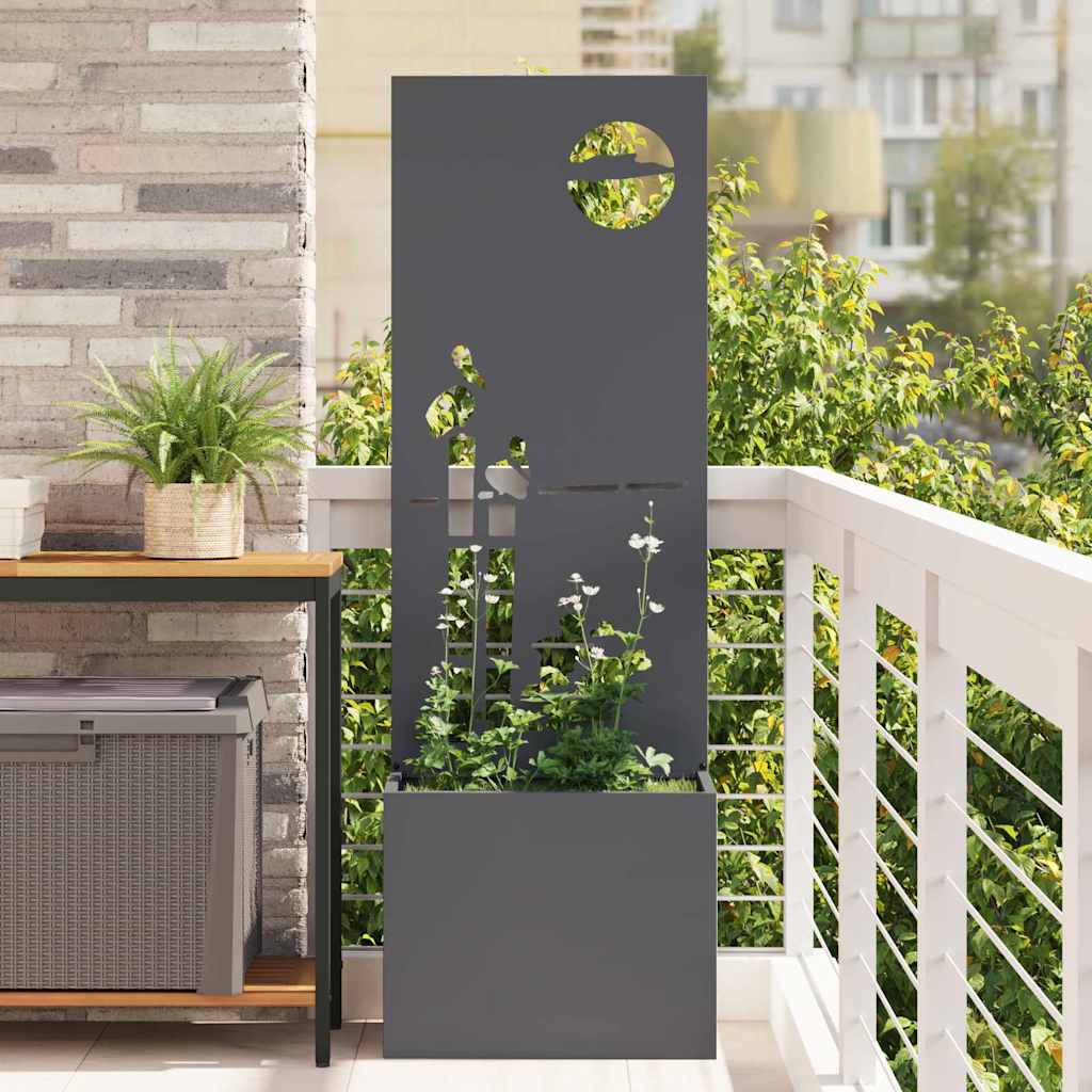 Trädgårds integritetsskärm Fiskfjäll Antracit 50 x 32 x 150 cm