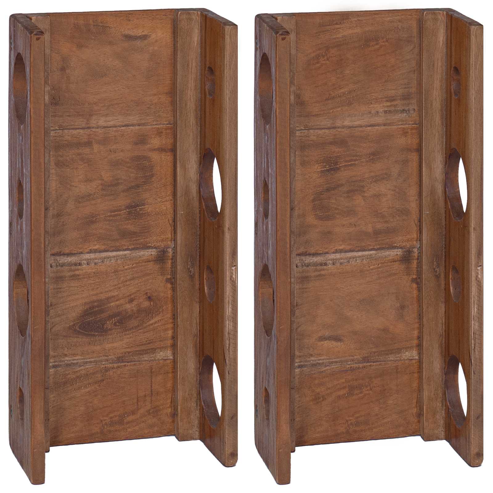 Hylla Brun 24 x 13 x 54 cm Massivt mahognyträ