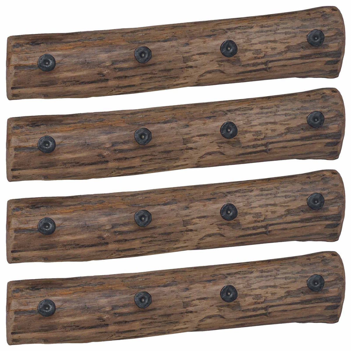 Hängare Brun 50 x 8 x 12 cm Solid återvunnen trä