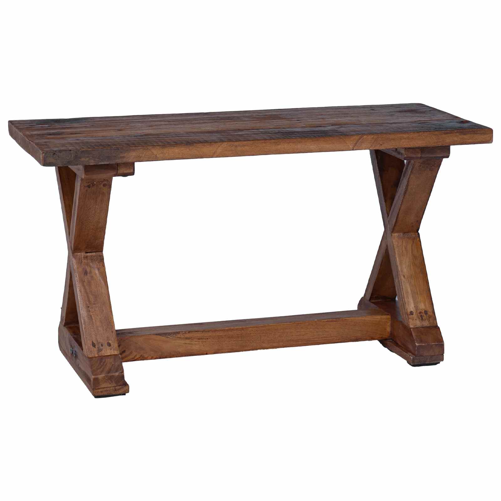 bänk Naturfärg 85 x 35 x 46 cm Massivt återvunnet trä