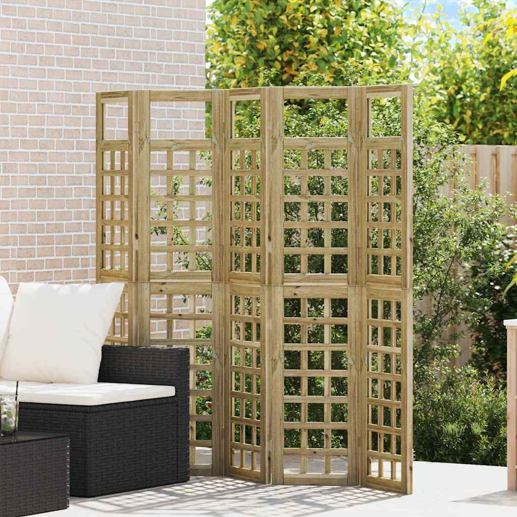 Avskärmningsskärm Honung brun 200 x 180 cm Massiv furu