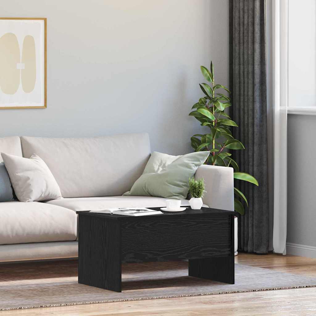 Kaffeebord Svart Ek 102 x 50,5 x 46,5 cm Konstruerat trä