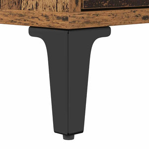 TV-skåp Gammalt trä 150 x 30 x 45 cm Konstruerat trä och järn