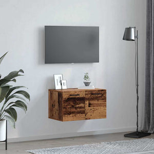 Väggmonterat skåp Gammalt trä 60 x 36,5 x 35 cm Konstruerat trä