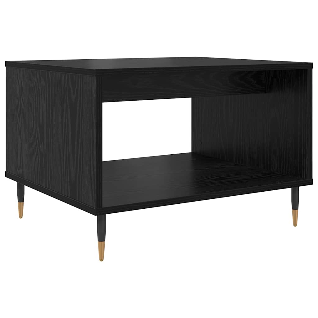 Kaffeebord Svart ek 60 x 50 x 40 cm Konstruerat trä