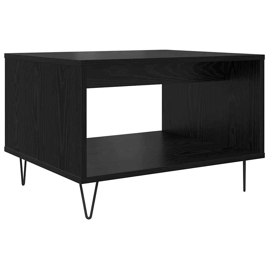 Kaffeebord Svart ek 60 x 50 x 40 cm Konstruerat trä
