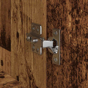 Kontorsskåp med hylla Svart Ek 60 x 32 x 115 cm Konstruerat trä