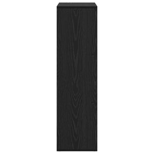 Bokskåp Svart Ek 69,5 x 29 x 103,5 cm Konstruerat trä