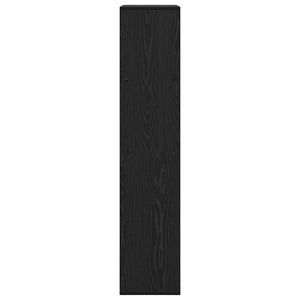 Bokskåp Svart Ek 69,5 x 29 x 137,5 cm Konstruerat trä