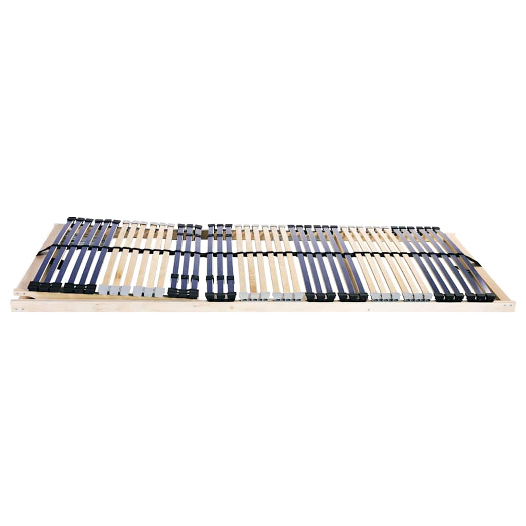 Ribbad sängbotten Brun 80 x 190 cm Massivt bokträ