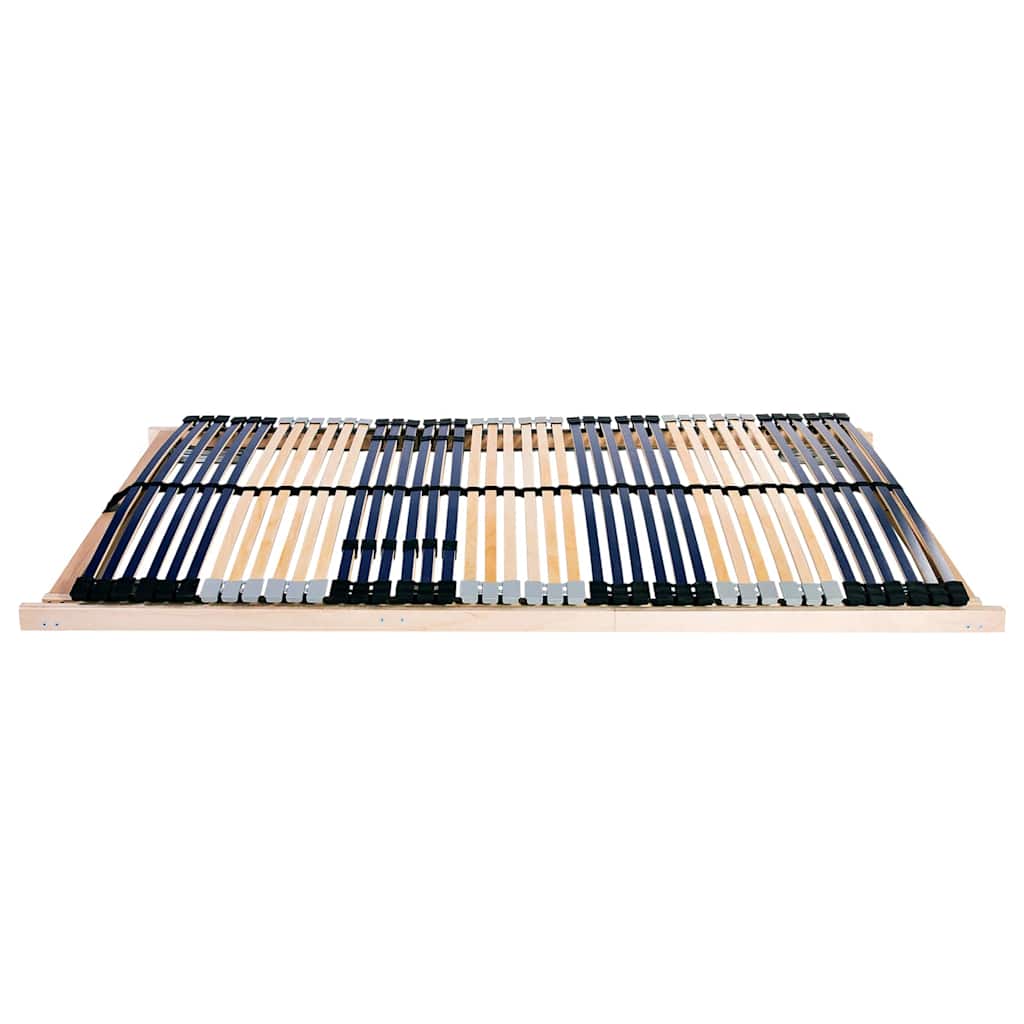 Ribbad sängbotten Brun 100 x 190 cm Massivt bokträ