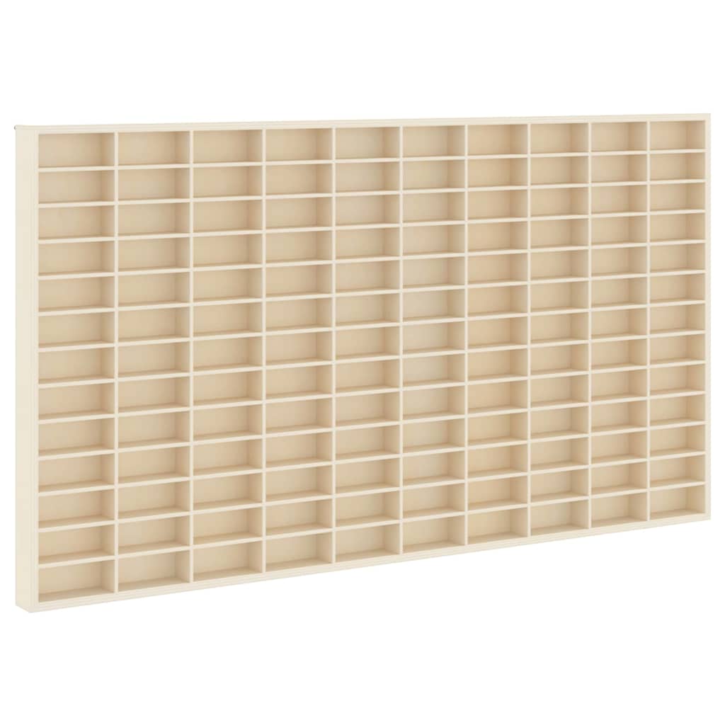 Väggdisplay Väggmonterat Beige 98 x 4,5 x 55 cm Konstruerat trä