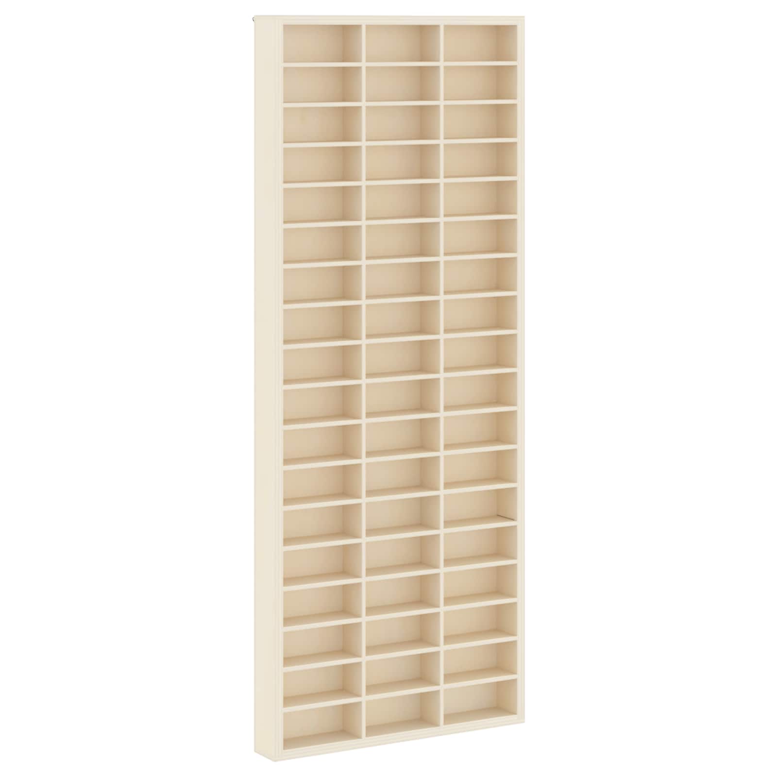 Väggdisplay Väggmonterat Beige 30 x 4,5 x 75 cm Konstruerat trä