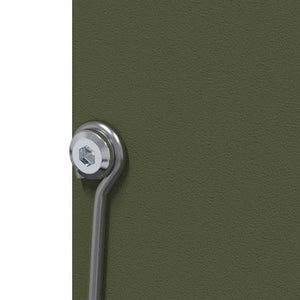 Kaninsmatare Olivgrön 12,5 x 12,5 x 25 cm Kallvalsat Stål