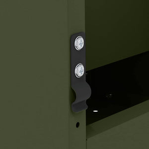 Kaninsmatare Olivgrön 64.5 x 25.5 x 45.5 cm Kallvalsat Stål