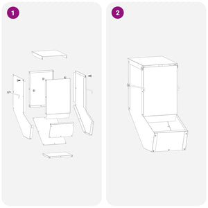 Kaninsmatare Svart 12,5 x 26 x 28,5 cm Kallvalsat Stål
